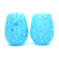 SILICONE  GLASS CUP COLORFUL